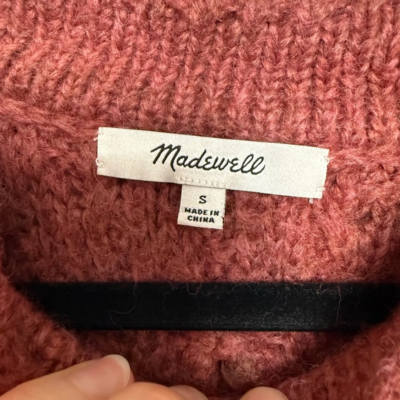 Madewell Pointelle Balloon-Sleeve Pullover Sweater size S - Picture 7 of 10